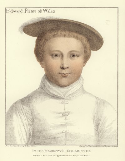 एडवर्ड, प्रिंस ऑफ वेल्स (एक्वाटिंट) द्वारा Hans Holbein der Jüngere