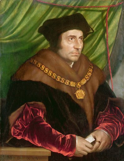 सर थॉमस मोर का चित्रण (1478-1535) द्वारा Hans Holbein der Jüngere