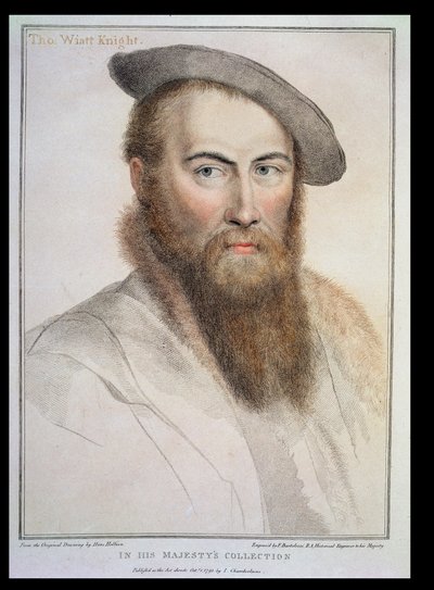 सर थॉमस व्याट (c.1503-42) फ्रांसेस्को बार्टोलोजी (1727-1815) द्वारा हंस होल्बिन द यंगर