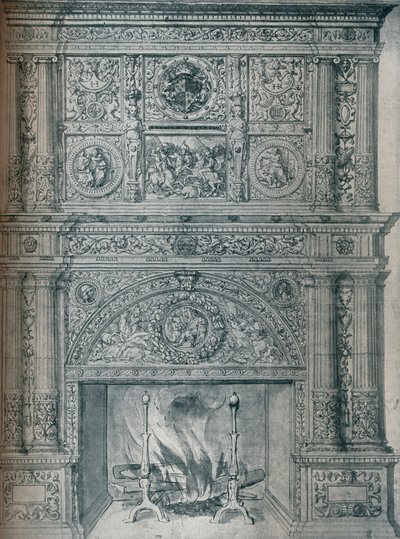 चिमनी-टुकड़ा का चित्र, c1537 द्वारा हंस होल्बिन द यंगर