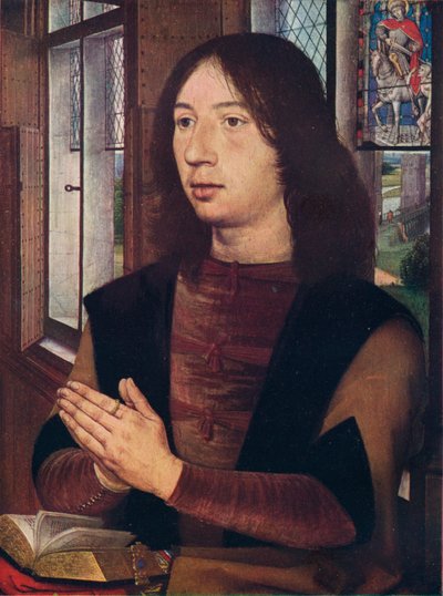 Maartenen Nieuwenhove, 1487 के द डिप्टी से Maarten van Nieuwenhove द्वारा हंस मेमलिंग