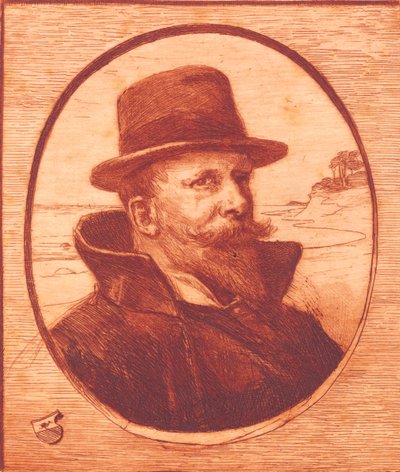 quot;आत्म चित्रquot; द्वारा हंस निकोलज हेंसन