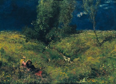 ग्रीष्मकालीन, 1872 द्वारा Hans Thoma