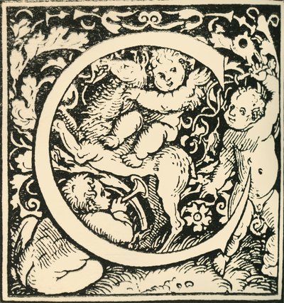 सी - हैंस वेडिट्ज़ द्वारा एक वर्णमाला, c1520-1521, 1908। द्वारा हंस वेडिट्ज़