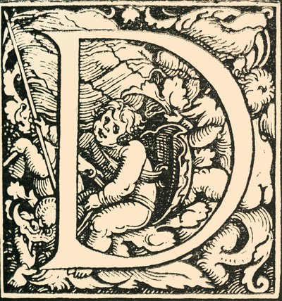 डी - एक वर्णमाला हंस वेदित्ज़ द्वारा, c1520-1521, 1908। द्वारा हंस वेडिट्ज़
