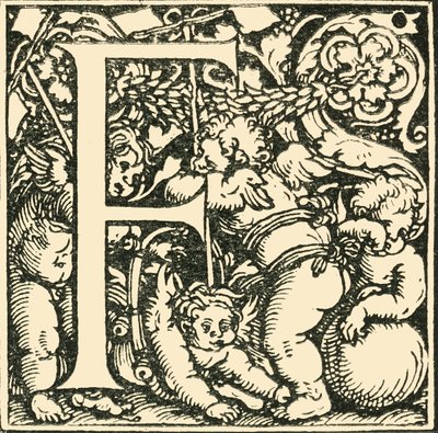 एफ - हंस वेडिट्ज़ द्वारा एक वर्णमाला, c1520-1521, 1908। द्वारा हंस वेडिट्ज़