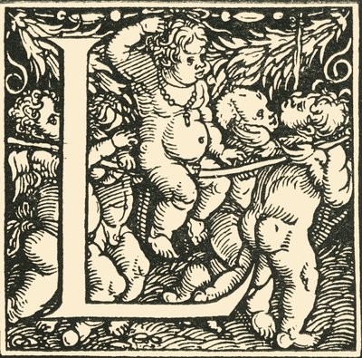 एल - हंस वेडिट्ज़ द्वारा एक वर्णमाला, c1520-1521, 1908। द्वारा हंस वेडिट्ज़
