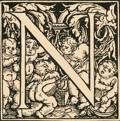 एन - हंस वेडिट्ज़ द्वारा एक वर्णमाला, c1520-1521, 1908। द्वारा हंस वेडिट्ज़