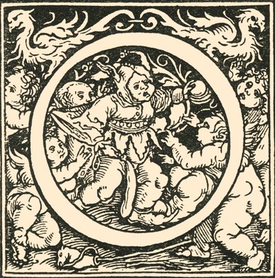 ओ - हंस वेडिट्ज़ द्वारा एक वर्णमाला, c1520-1521, 1908। द्वारा हंस वेडिट्ज़