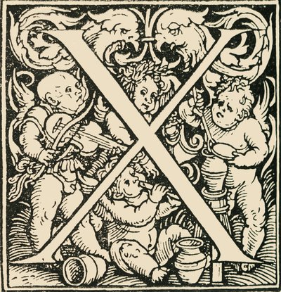एक्स - हंस वेडिट्ज़ द्वारा एक वर्णमाला, c1520-1521, 1908। द्वारा हंस वेडिट्ज़