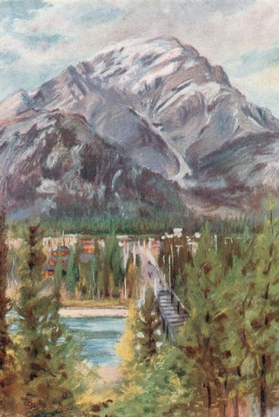कैस्केड पर्वत, Banff द्वारा हेरोल्ड मैथुन