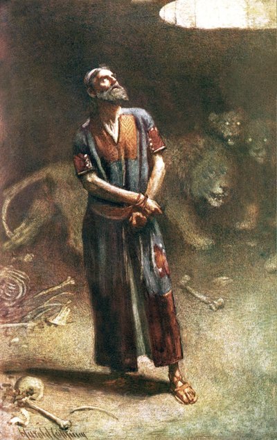 शेर की मांद में डैनियल द्वारा हेरोल्ड मैथुन
