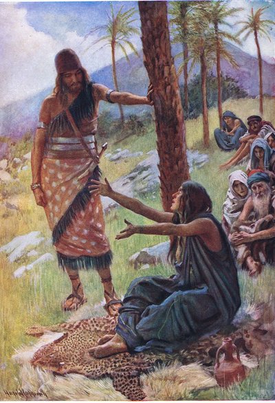 डेबोरा और बराक, द पिक्चर द टीच द क्राउन सीरीज़, 1920 से चित्रण द्वारा हेरोल्ड मैथुन