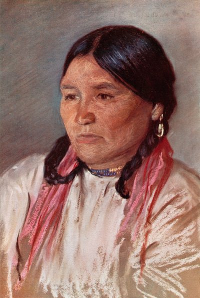 नाओमी, पॉल, एक ब्लैकफुट इंडियन की पत्नी द्वारा Harold Copping