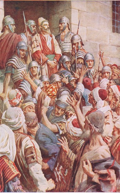 जेरूसलम में सेंट पॉल, हेरोल्ड कोपिंग पिक्चर्स से चित्रण: द क्राउन सीरीज, c.1920s द्वारा हेरोल्ड मैथुन