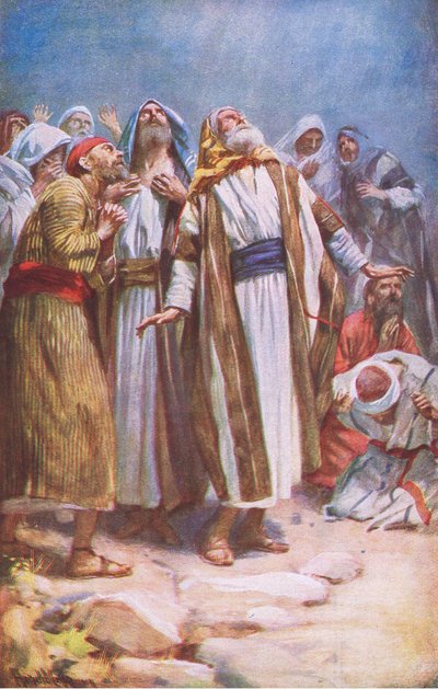 द एसेंशन, दृष्टांत हेरोल्ड कोपिंग पिक्चर्स: द क्राउन सीरीज, c.1920s द्वारा हेरोल्ड मैथुन