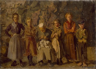 गुफा निवासी, डाइपे, 1907 द्वारा हेरोल्ड गिलमैन