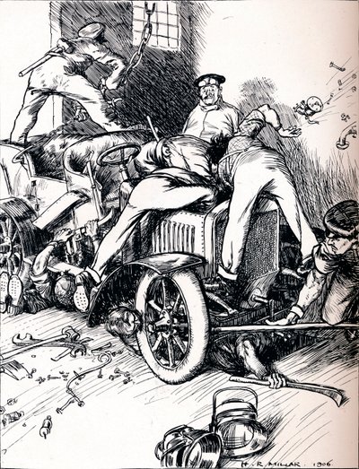 संकेत करने के लिए Motorists, 1906 द्वारा हेरोल्ड रॉबर्ट मिलर