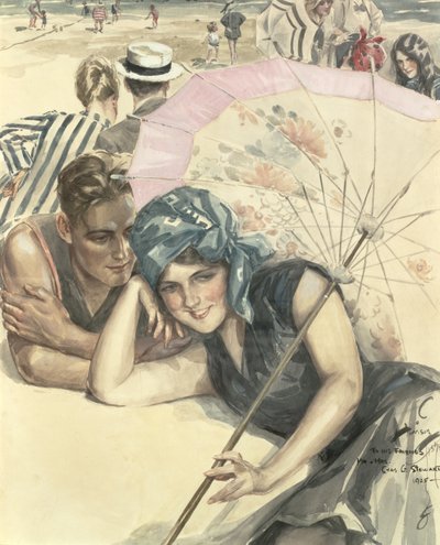 द फर्स्ट पेबल, 1925 (wc पेपर द्वारा हैरिसन फिशर