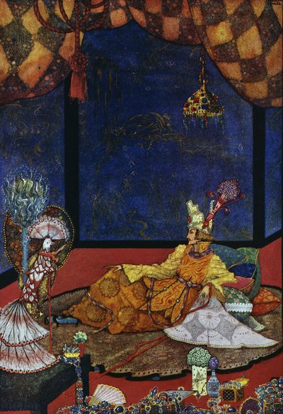 कोकिला, हंस क्रिश्चियन एंडरसन की परी कथा (1805-1875), हैरी क्लार्क द्वारा चित्रण (1890-1931) द्वारा Harry Clarke