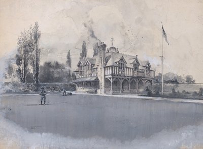 बॉलिंग ग्रीन में एथलेटिक क्लब, सीए। 1900. द्वारा हैरी फेन