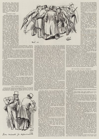 संसद में जीवन, सदन में अजनबी द्वारा Harry Furniss