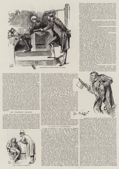 संसद में जीवन, सदन में अजनबी द्वारा Harry Furniss