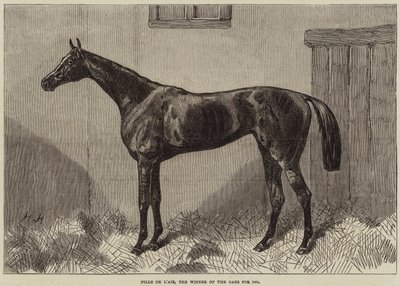 1864 के लिए ओक्स का विजेता फील डी लायर द्वारा हैरी हॉल