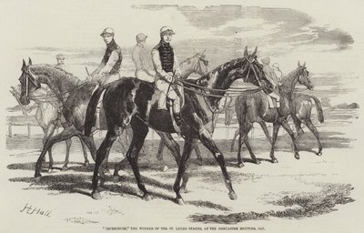 डोनकास्टर मीटिंग, 1857 में इम्पीरियस, द सेंट लेगर स्टेक्स के विजेता द्वारा हैरी हॉल