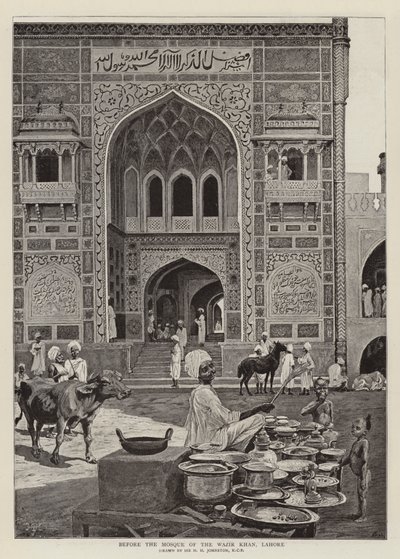 वज़ीर खान की मस्जिद से पहले लाहौर द्वारा हैरी हैमिल्टन जॉनसन