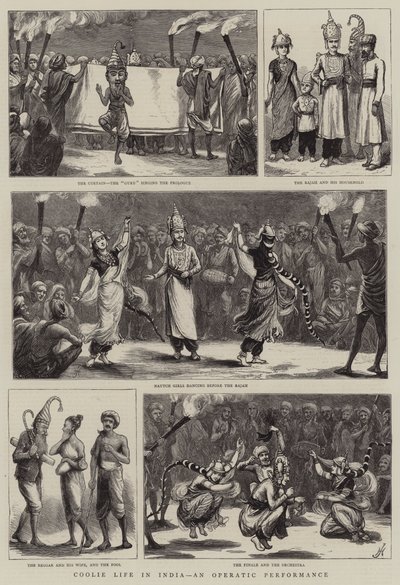 कुली लाइफ इन इंडिया, एक ऑपरेशनल परफॉर्मेंस द्वारा हैरी हैमिल्टन जॉनसन