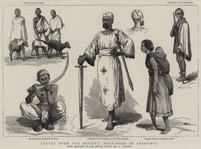 Abyssinia में हमारे कलाकार की नोट बुक से पत्तियां द्वारा हैरी हैमिल्टन जॉनसन