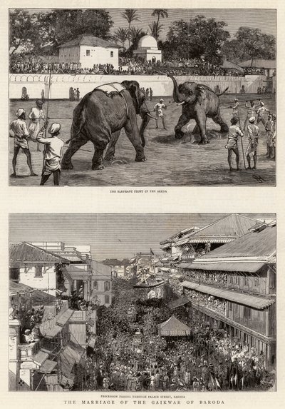 बड़ौदा के गायकवाड़ का विवाह द्वारा हैरी हैमिल्टन जॉनसन
