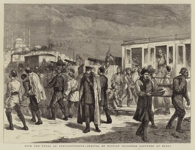 कॉन्स्टेंटिनोपल में तुर्क के साथ, रूसी कैदियों का आगमन ऐलेना पर कब्जा कर लिया द्वारा हैरी हैमिल्टन जॉनसन