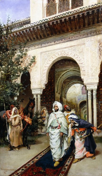 अलहम्ब्रा छोड़कर, 1887 द्वारा हैरी हम्फ्रे मूर