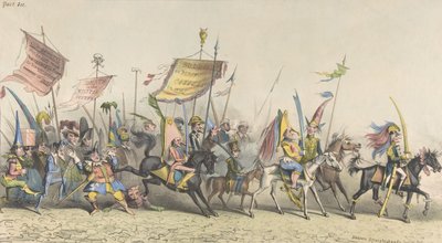 ग्रैंड फैंटास्टिक परेड, न्यूयॉर्क, 2 दिसंबर, 1833। द्वारा हसन स्ट्रेटशैंक्स