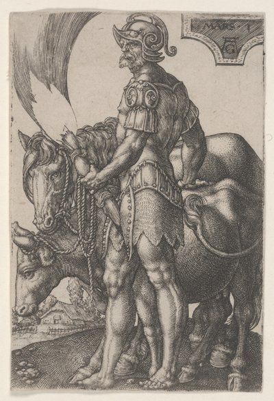 मंगल, c.1533 (उत्कीर्णन) द्वारा हेनरिक एल्डेग्रेवर