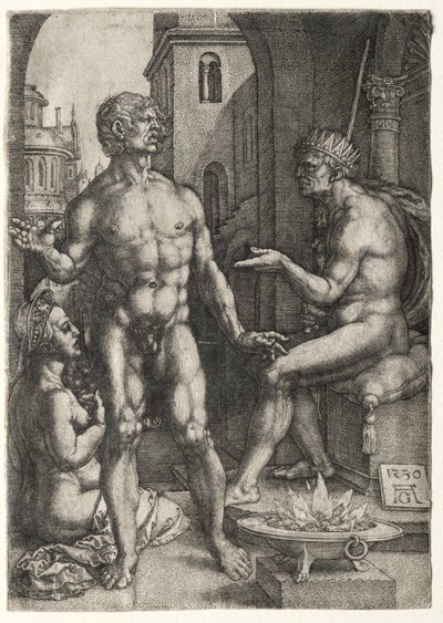 Mucins Saevola, 1530। द्वारा हेनरिक एल्डेग्रेवर