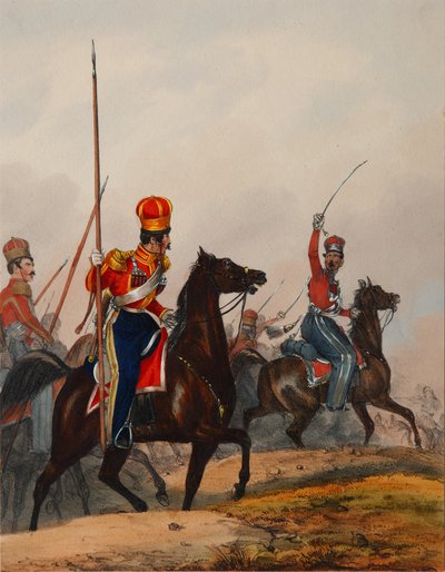 क्रीमियन तातार लाइफ गार्ड स्क्वाड्रन, 1840 के दशक द्वारा हेनरिक एम्ब्रोज़ एकर्ट