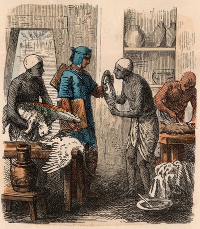 प्राचीन मिस्र: जानवरों का असंतुलन, 1866 द्वारा हेनरिक लेउटेमन