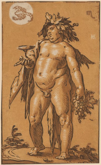 Bacchus द्वारा हेंड्रिक गोल्ट्जियस