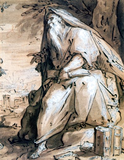 पैगंबर, c1600 द्वारा हेंड्रिक गोल्ट्जियस