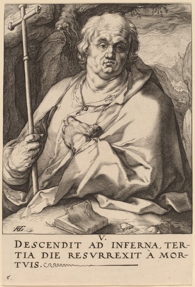Saint Philip द्वारा हेंड्रिक गोल्ट्जियस