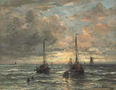 फिशिंग फ्लीट की वापसी द्वारा Hendrik Willem Mesdag