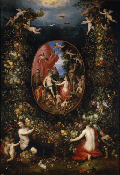 1618 से पहले साइबेले और सीज़न द्वारा Hendrik van the Elder Balen