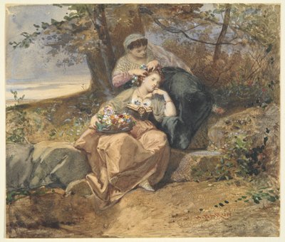 दो महिलाएं द्वारा Henri Charles Antoine Baron