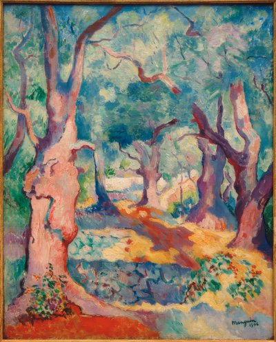 कैवलियरे में जैतून के पेड़ द्वारा Henri Charles Manguin