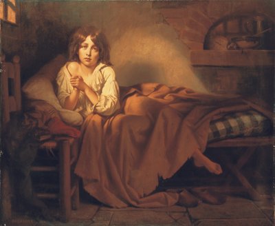 डुपहिन लुई सोलहवें मंदिर जेल में, 1851 द्वारा हेनरी डेकैस्ने