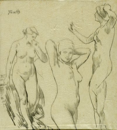 अध्ययन [महिला जुराब] द्वारा Ignace Henri Jean Fantin Latour
