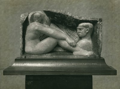 ओडलिस्क (पुरुष और महिला) 1912-13 (अलबास्टर) द्वारा हेनरी गौडियर ब्रज़ेस्का